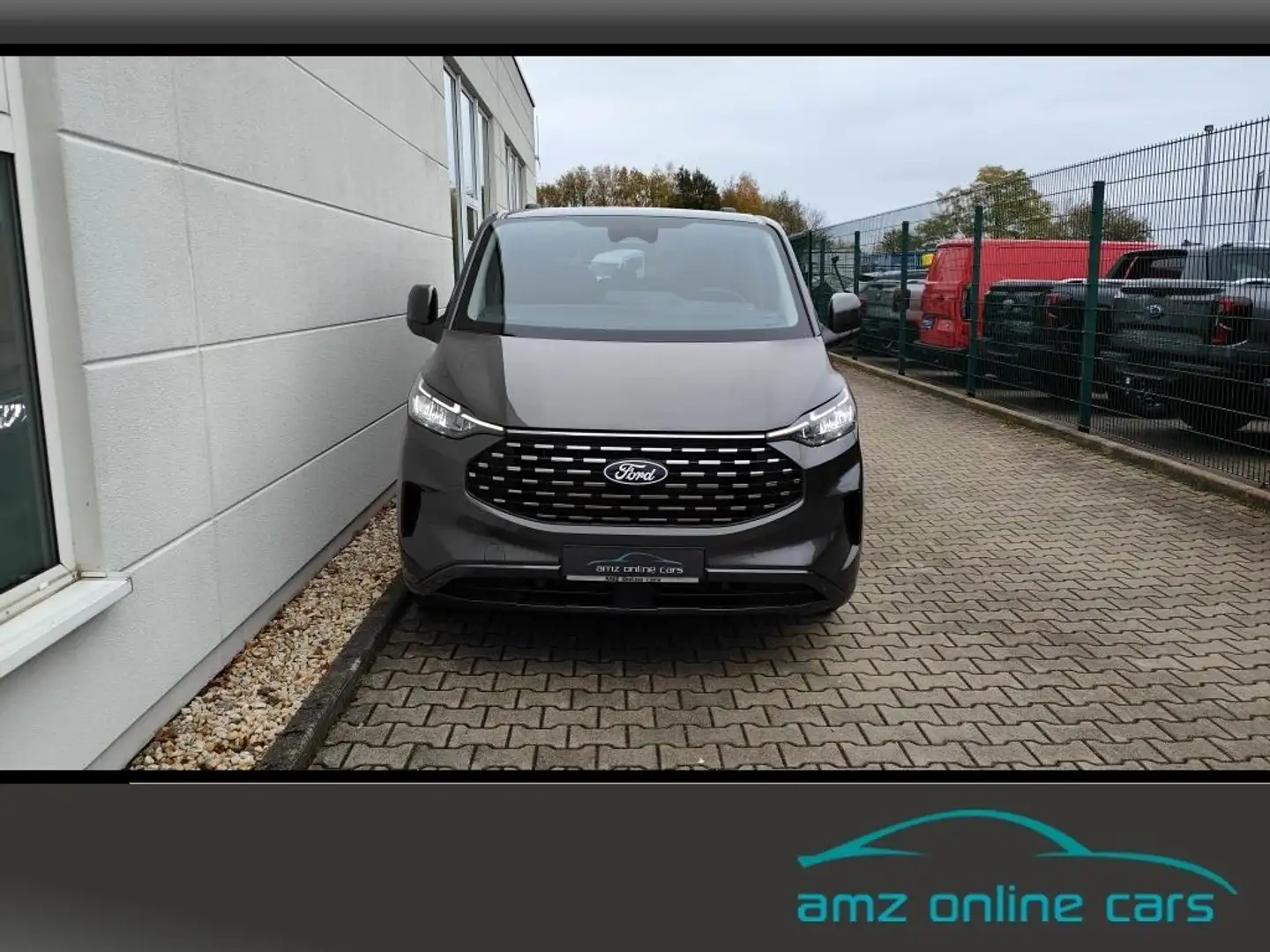 Ford Tourneo Custom Titanium L1 Panodach*Leder*ACC Gris - 2