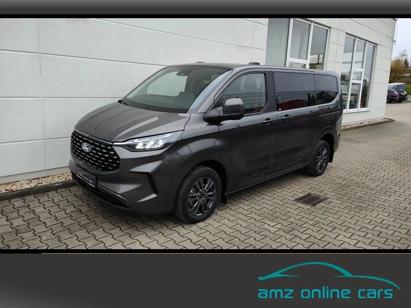 Ford Tourneo Custom Titanium L1 Panodach*Leder*ACC Gris - 1