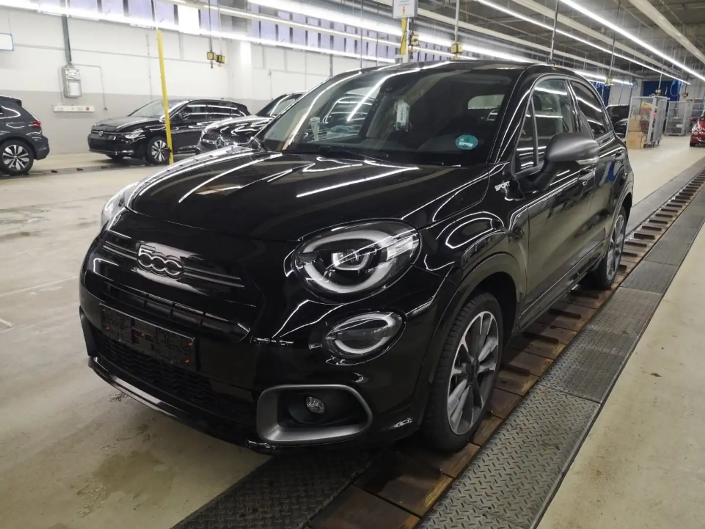 Fiat 500X Dolcevita Sport 1.5 GSE Faltdach Leder Zwart - 2