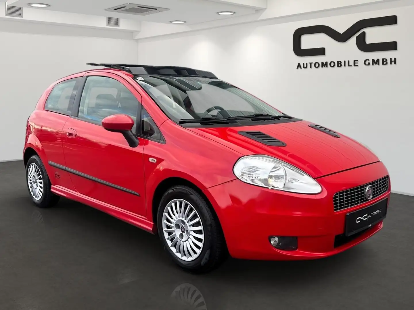 Fiat Grande Punto 1.3 16V Multijet Dynamic /Panorama/Klimaanlage Rot - 2