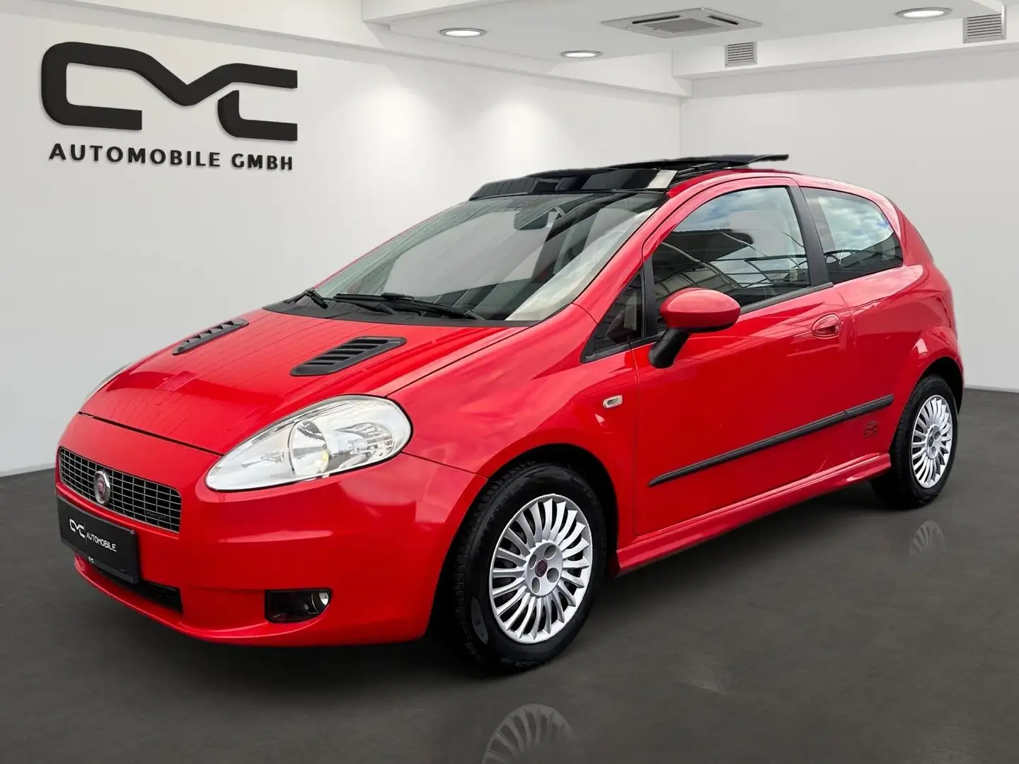 Fiat Grande Punto 1.3 16V Multijet Dynamic /Panorama/Klimaanlage Rot - 1