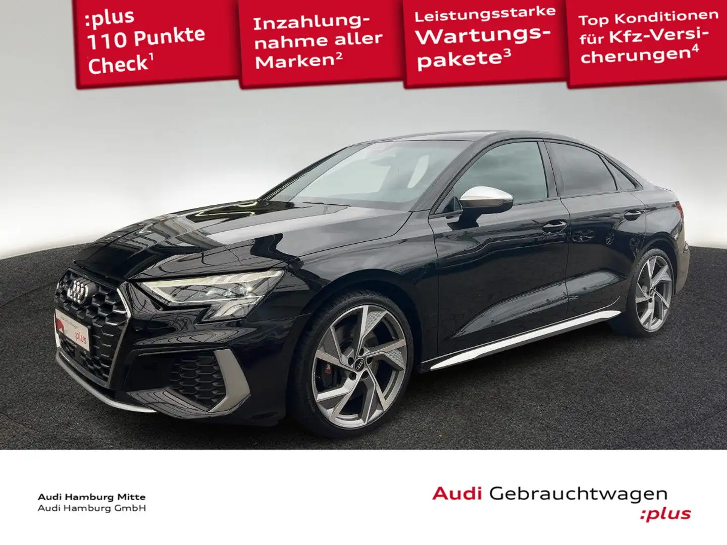 Audi S3 2.0 TFSI quattro S tronic Navi Kame Schwarz - 1