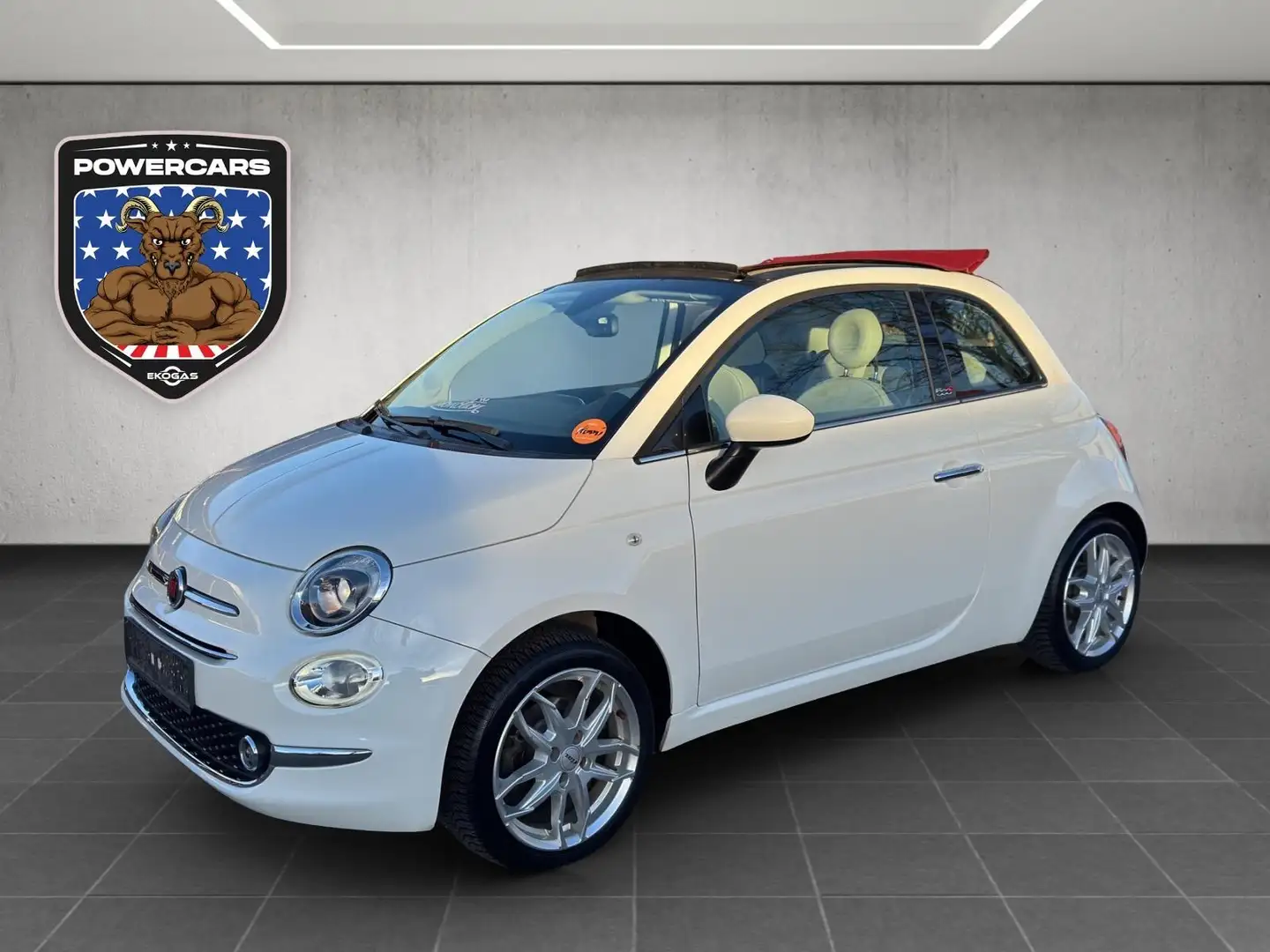 Fiat 500 1.2 Lounge, *PDC* SHZ, Apple Car + Android, Klimaa Weiß - 1