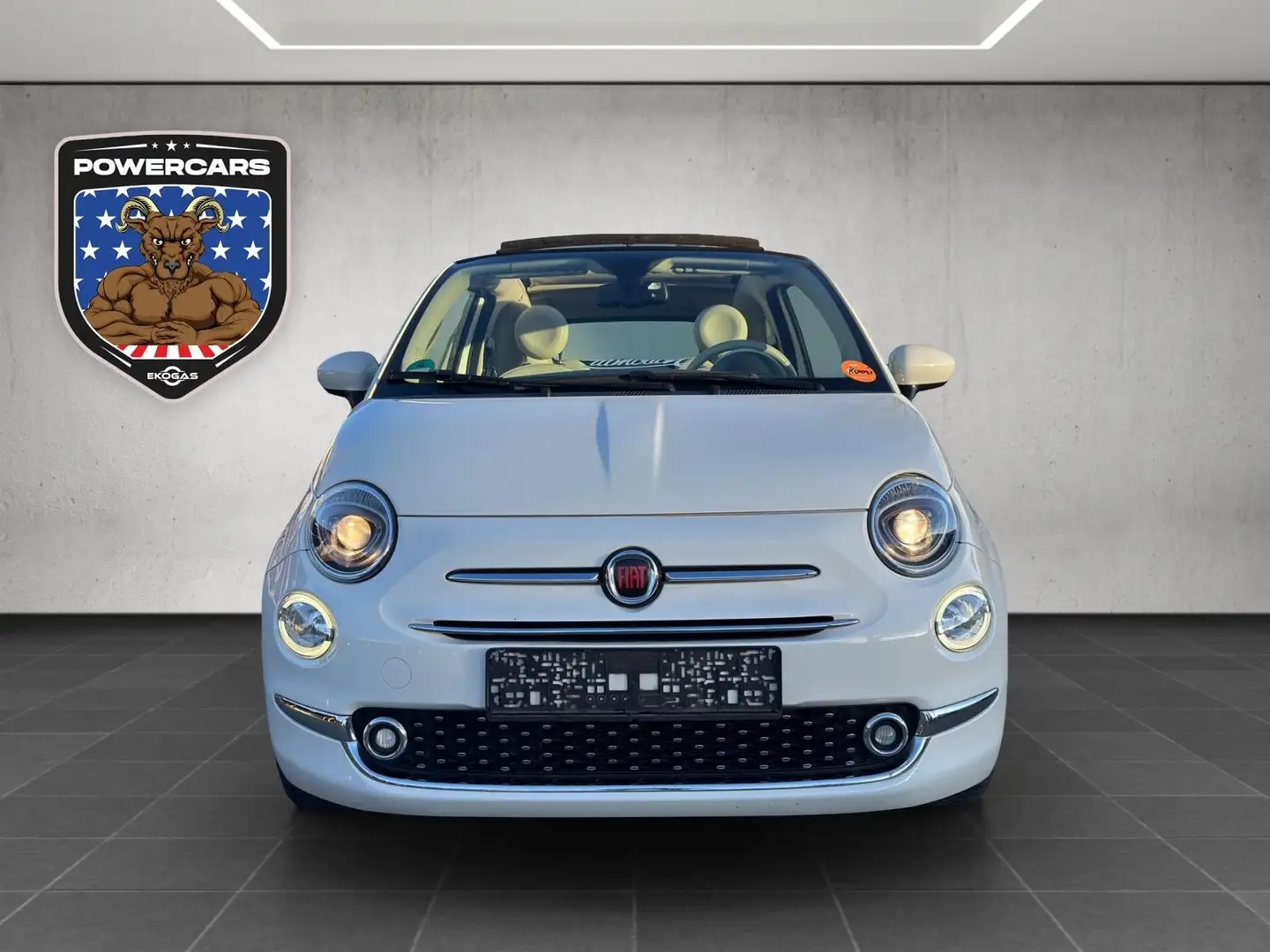 Fiat 500 1.2 Lounge, *PDC* SHZ, Apple Car + Android, Klimaa Weiß - 2