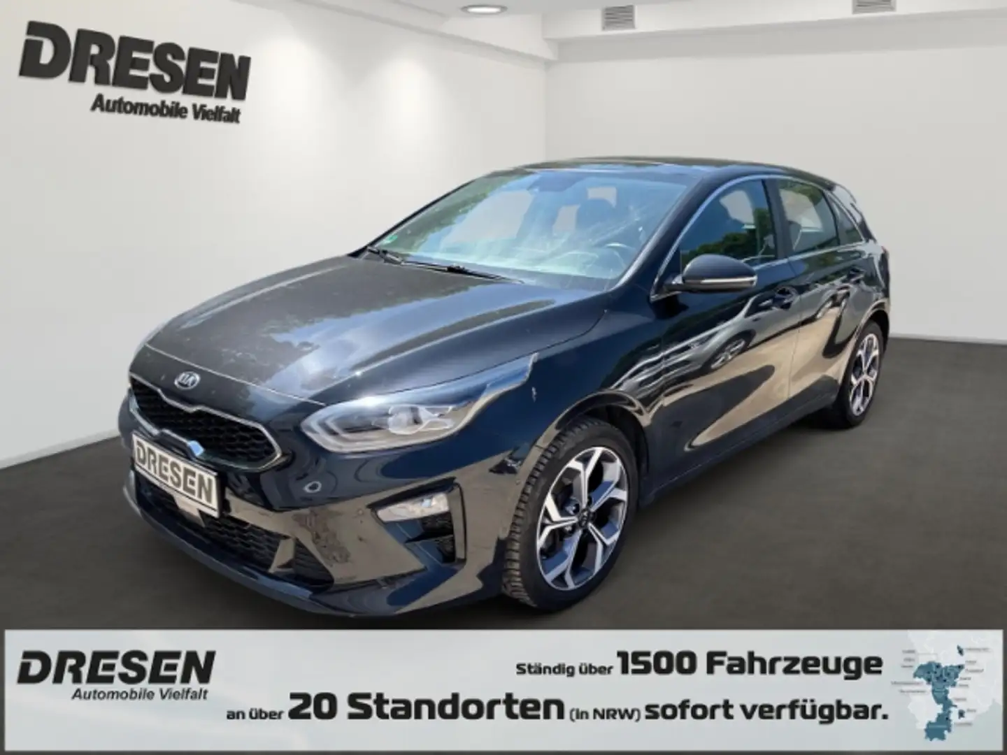 Kia Ceed / cee'd SPIRIT 1.4 T-GDI NAVI,DAB,KLIMA,SITZHZG,LENKRADHZG Schwarz - 1
