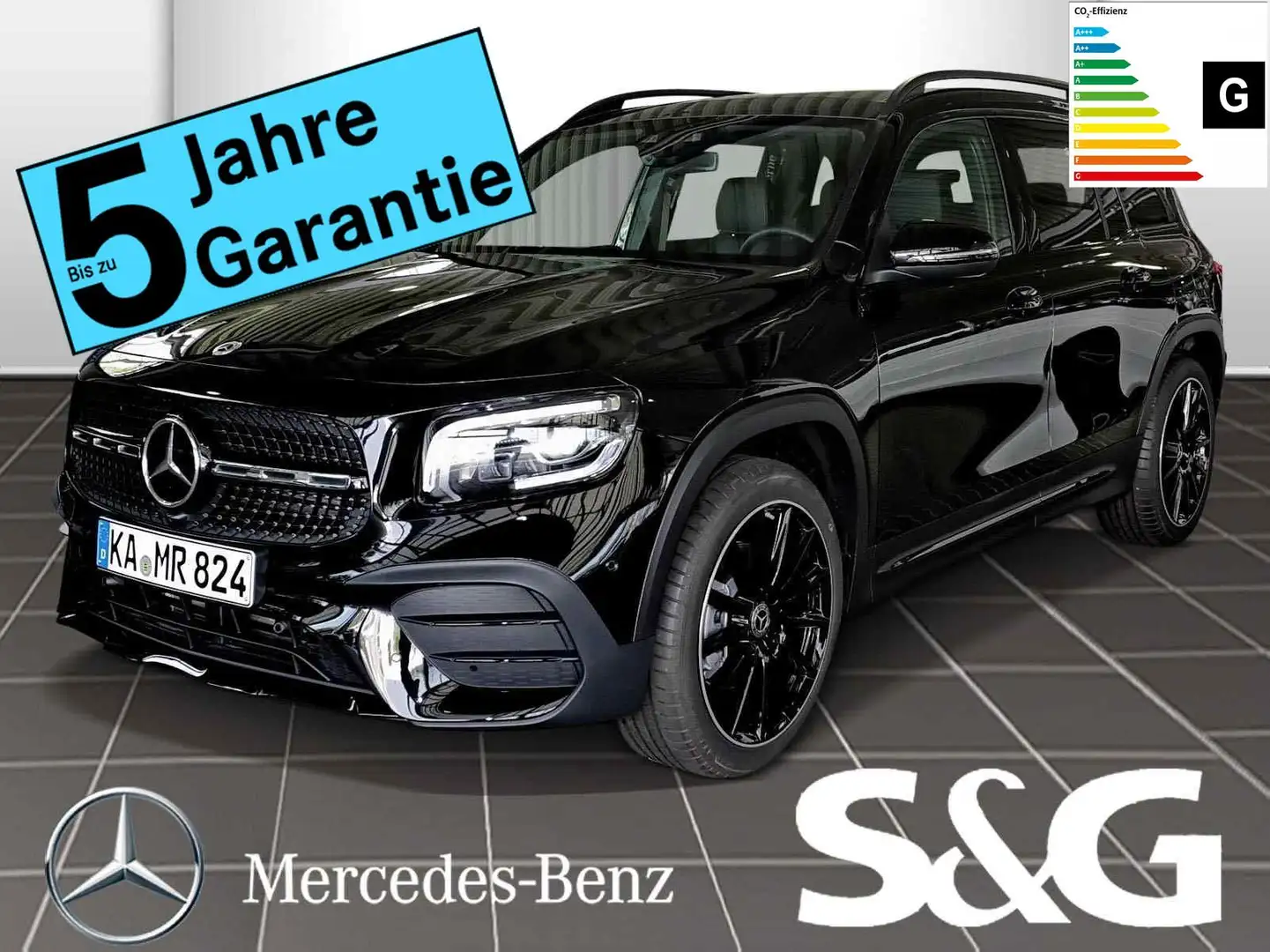 Mercedes-Benz GLB 250 4M AMG Night+MBUX+Pano+M-LED+RüKam+AHK Black - 1