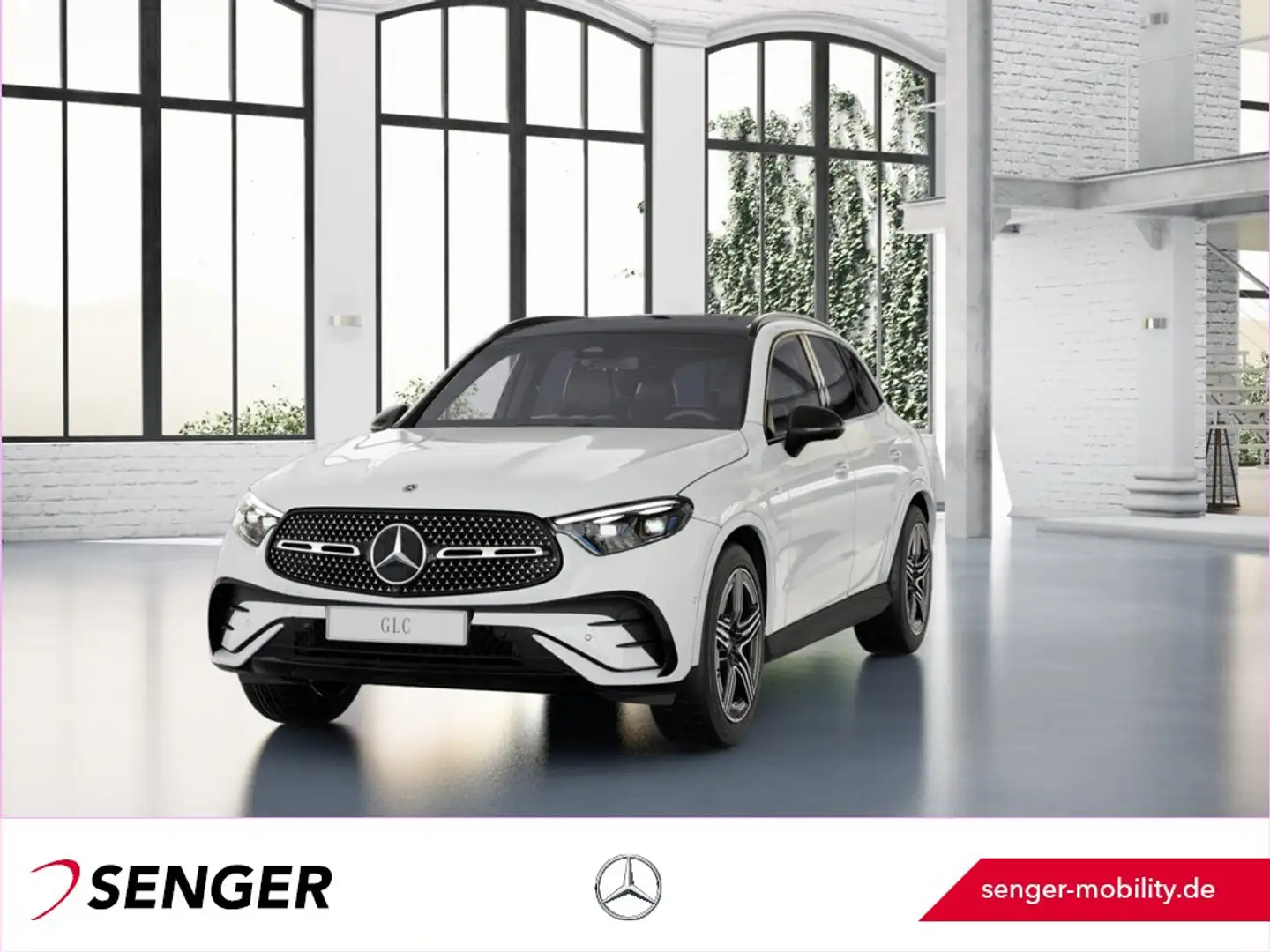 Mercedes-Benz GLC 300 de 4M AMG Digital-Light Pano AHK 360°-K. Blanco - 1