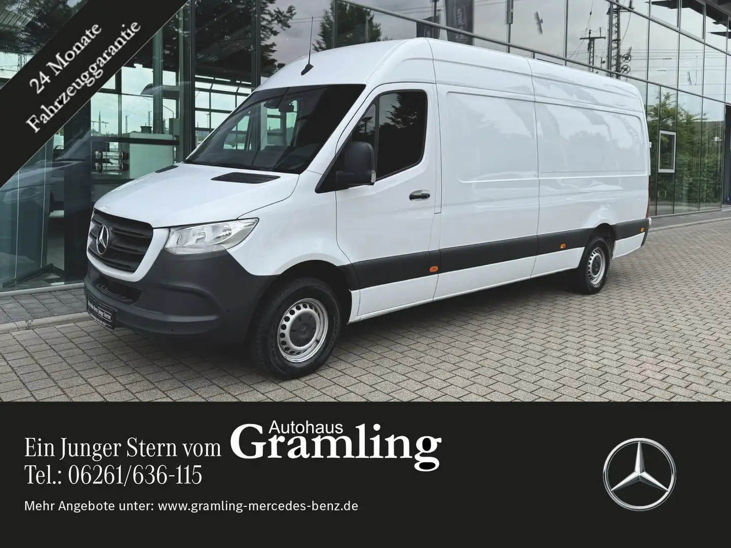 Mercedes-Benz Sprinter 317 CDI Hoch/Lang Navi*Kamera*Schwingsi Blanc - 1