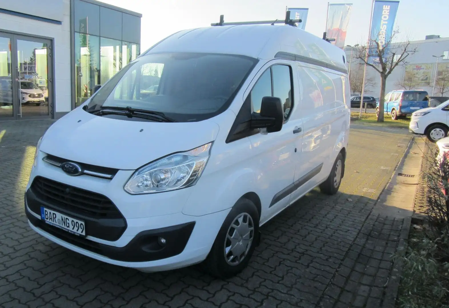 Ford Transit Custom Kasten 330 L2 H2  KLIMA+ STANDHZG Weiß - 1