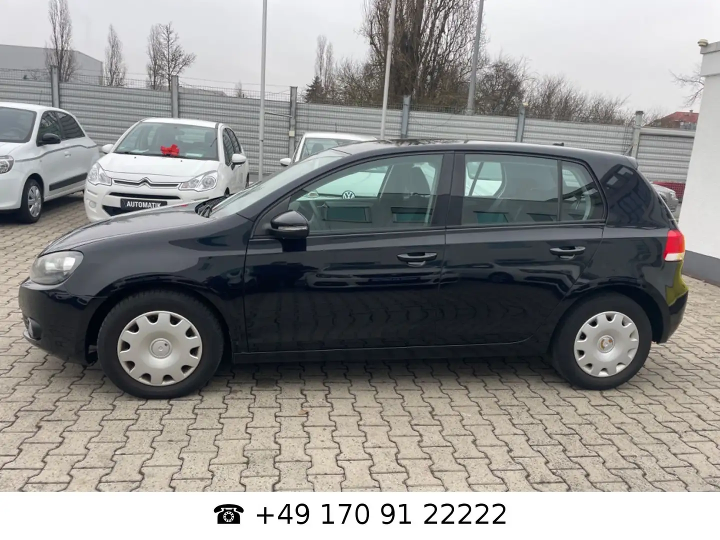 Volkswagen Golf VI Trendline Automatik*Diesel*1.Hd*Scheckh. Nero - 1