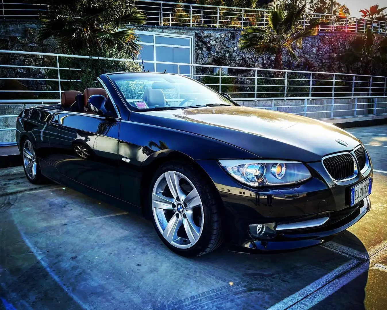 BMW 320 320d Cabrio Msport 184cv PROMO LUGLIO Nero - 1