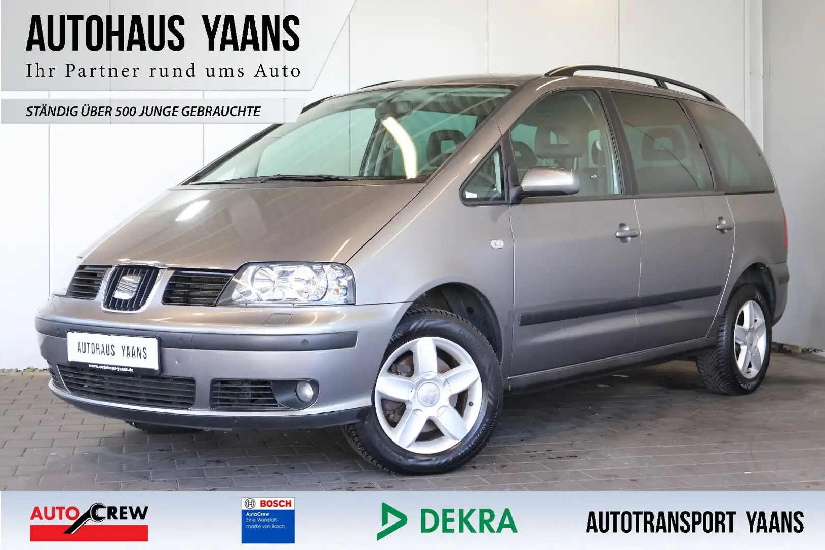 SEAT Alhambra 2.0 Vigo TEMPOMAT+PDC+6 SITZE+AHK Grau - 1