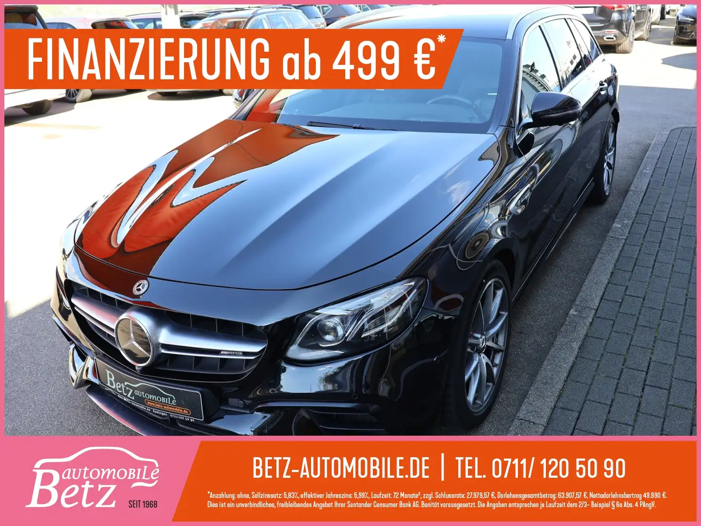 Mercedes-Benz E 63 AMG 4Matic Distr. Virtual Memory HUD Schwarz - 1