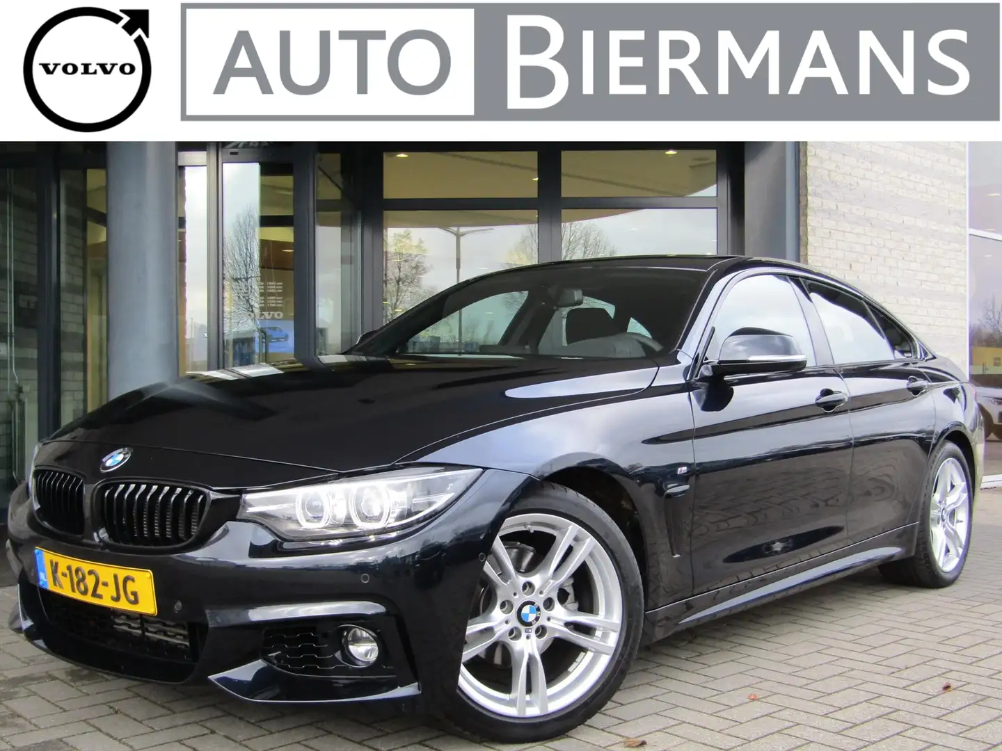 BMW 418 4-Serie Gran Coupé (f36) 418i 136pk Aut M-Sport Co crna - 1