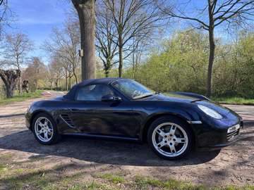 Porsche Boxster 987 uit 2005 blauw