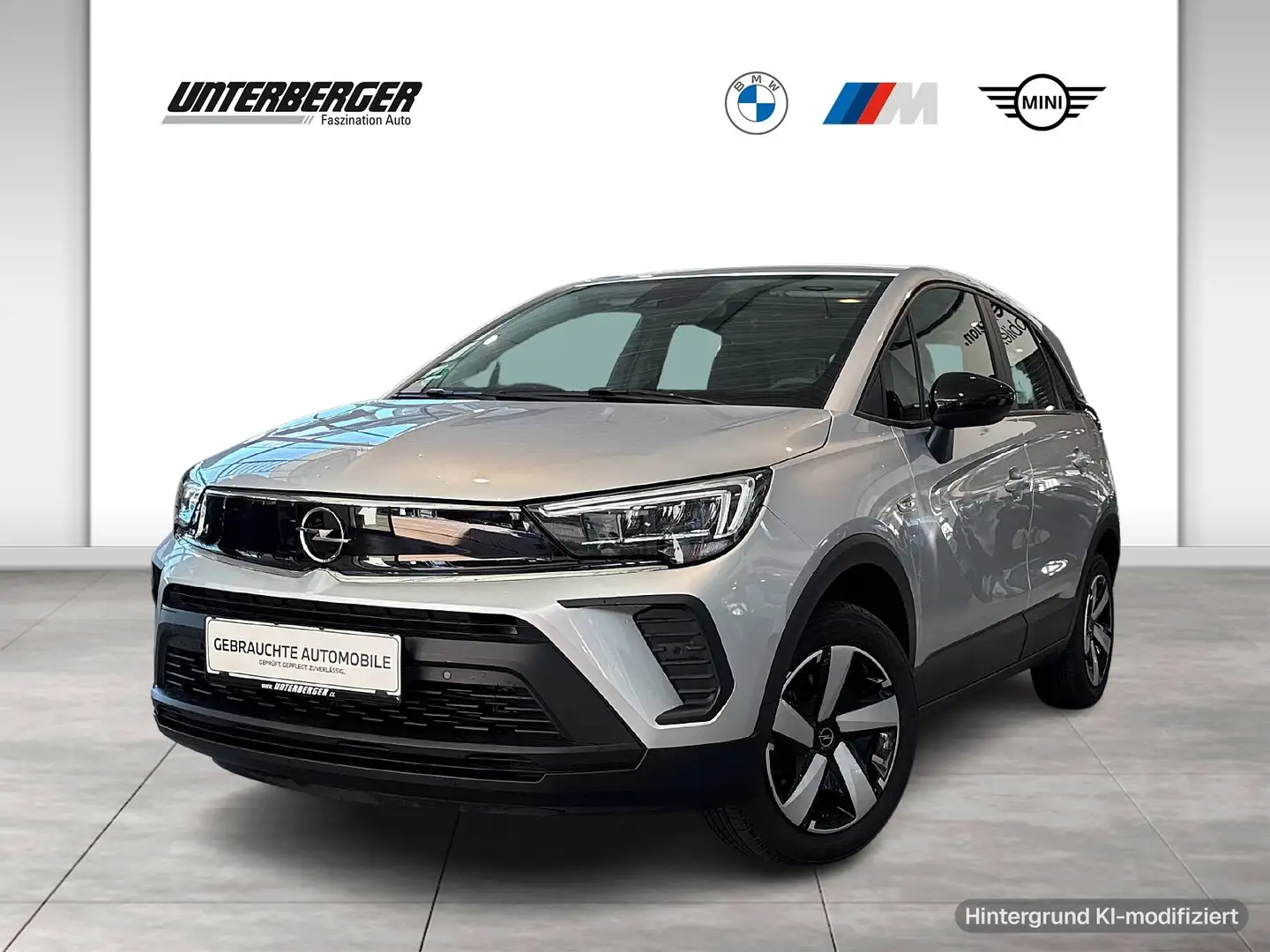 Opel Crossland 1.2 Turbo Enjoy RFK Klimaaut. PDC Grau - 1
