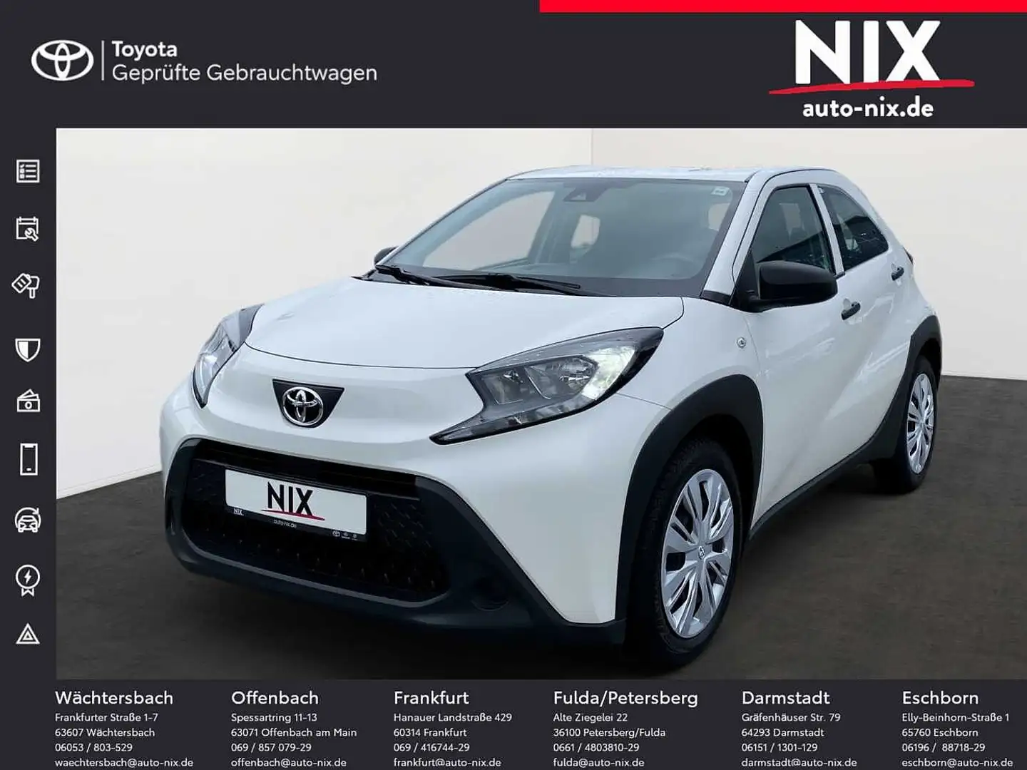 Toyota Aygo X 1.0 VVT-i Android Auto Weiß - 1