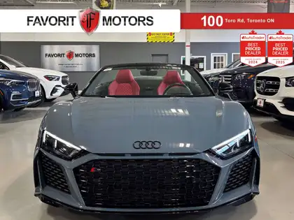 Gray 2023 Audi R8 Convertible Rear-Wheel Drive Automatic