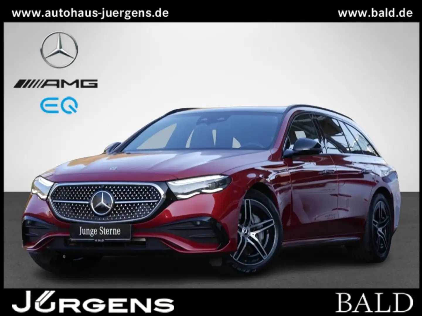 Mercedes-Benz E 300 e T AMG/Superscreen/Pano/AHK/Burm4D/Night Rot - 2