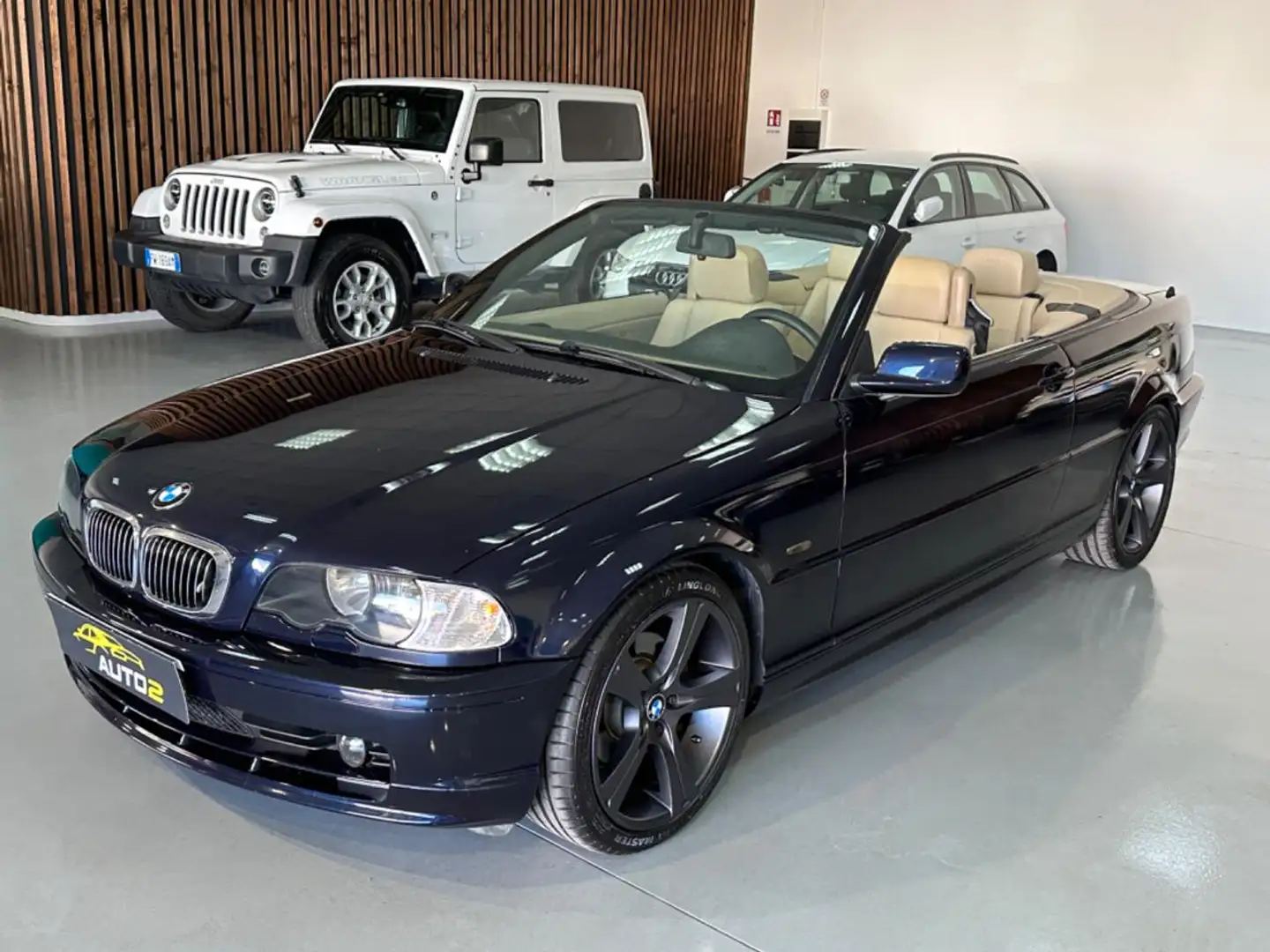 BMW 320 CABRIO*PELLE TOTALE*GPL NUIVO*RESTAURO COMPLETO Синій - 2
