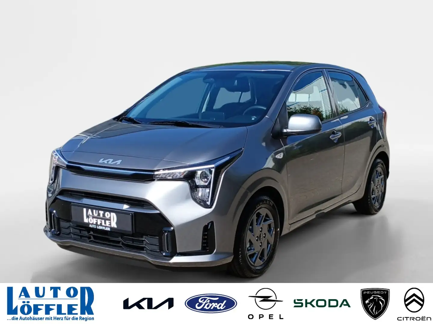 Kia Picanto Vision 1.0 PDCH´ NAVI´ RFK´ SHZ´ TEMP´ Klima Grau - 1