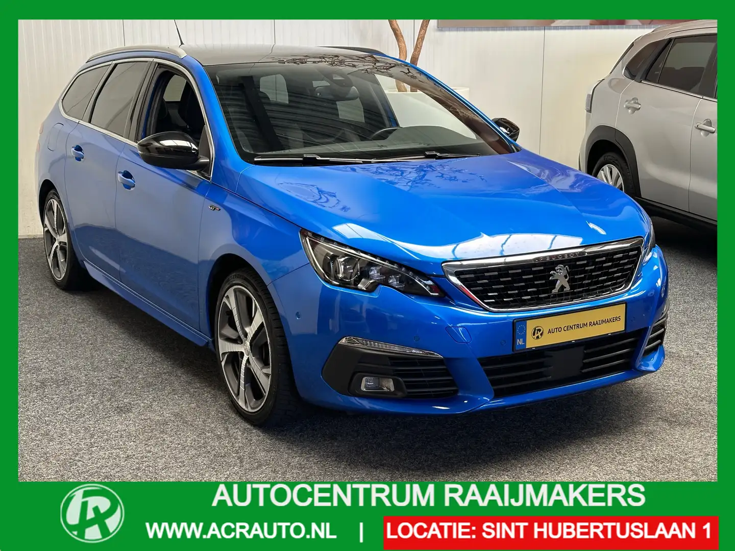Peugeot 308 SW 1.2 PURE TECH BLUE LEASE GT PANORAMADAK NAVIGAT Blauw - 1