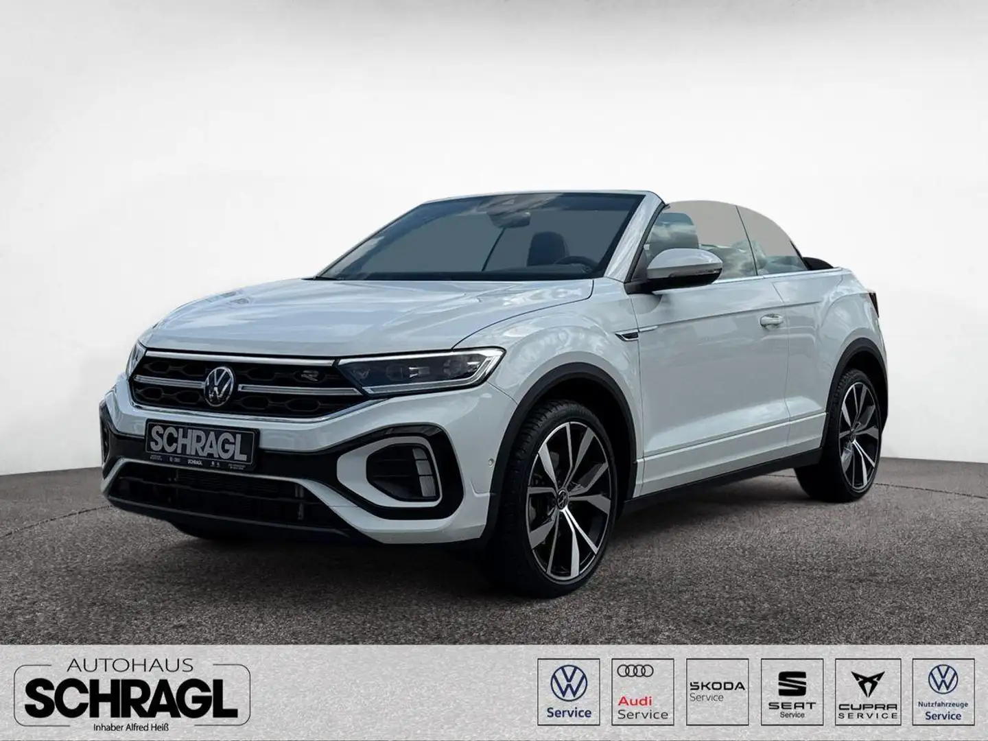 Volkswagen T-Roc 1.5 TSI DSG R-LINE+AHK+NAVI+KAM Weiß - 1