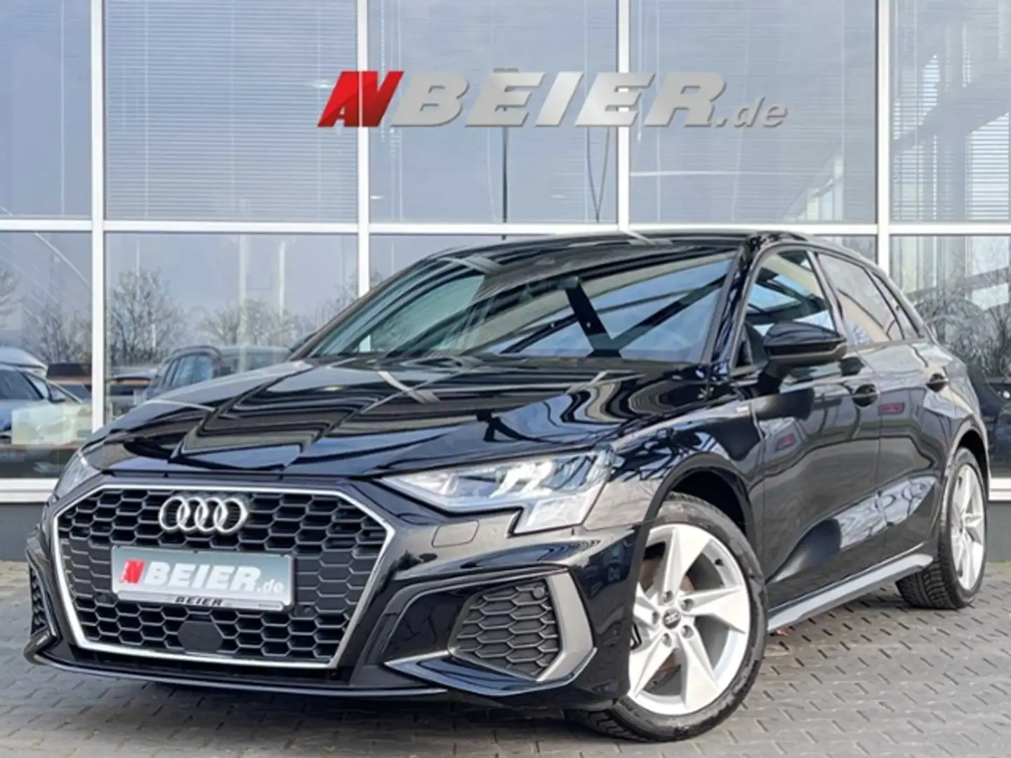 Audi A3 S line LED SHZ Navi SHZ PDC Sportback automatik 3 Noir - 1