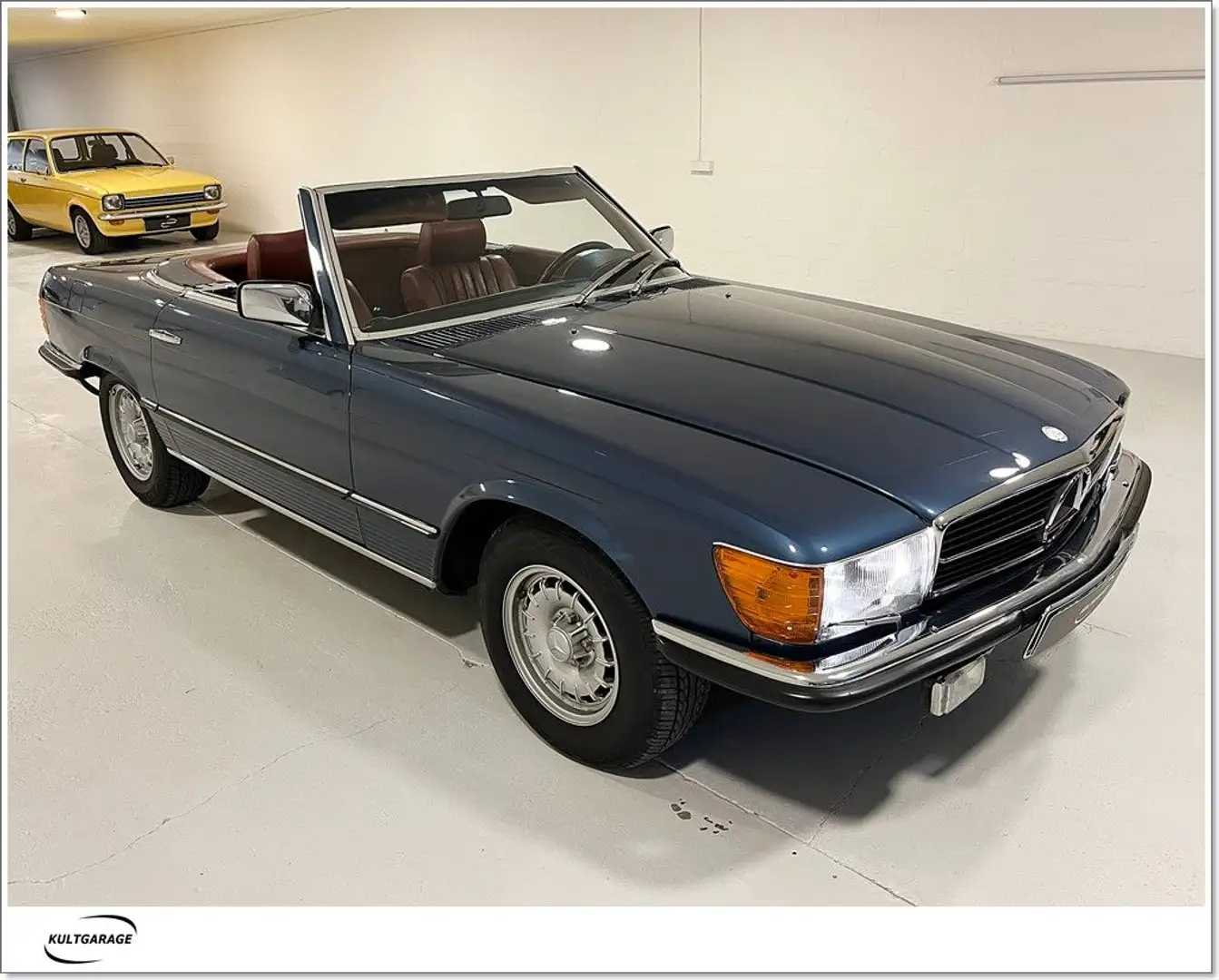 Mercedes-Benz SL 450 Traum-Farbkombi orig. 35308 KM  Top Blau - 1