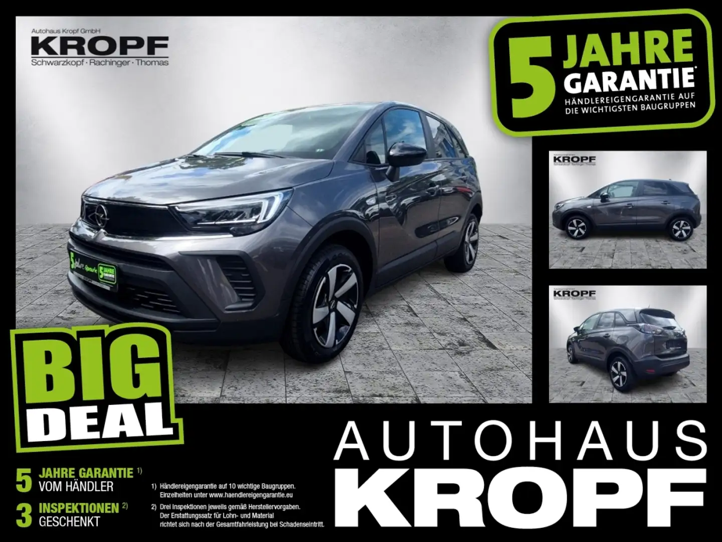 Opel Crossland 1.2 Turbo **FLA SpurH KAM SHZ** Grau - 1