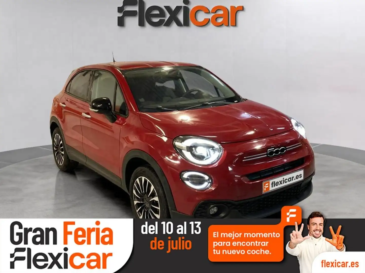 Fiat 500X 1.5 Hybrid 97kW (130cv) DCT Rood - 1