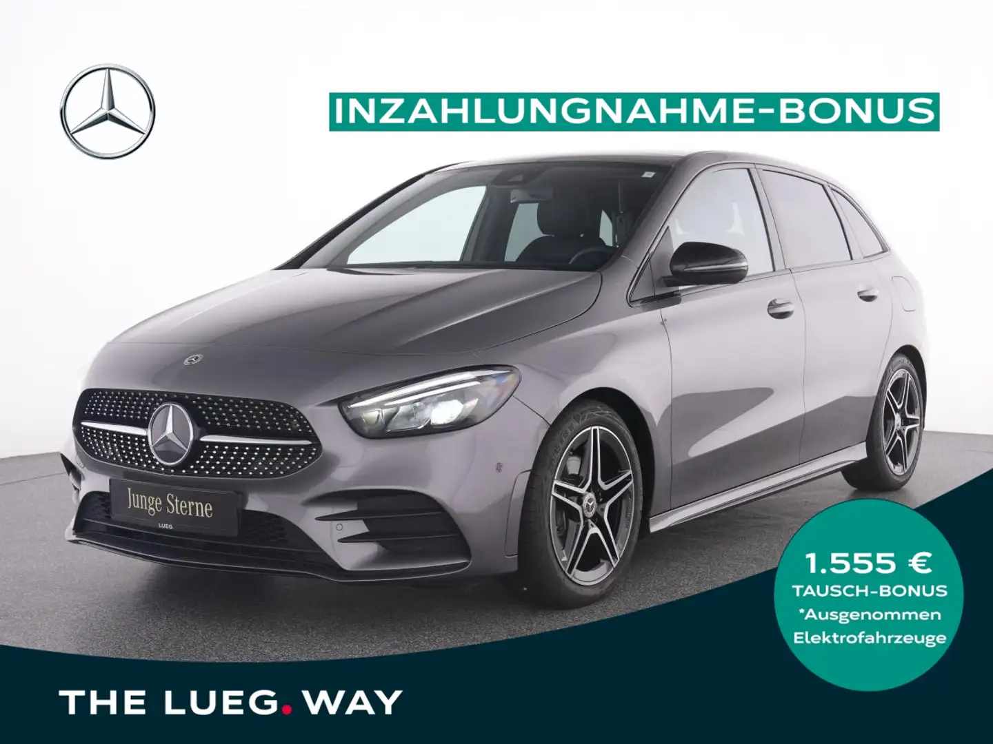 Mercedes-Benz B 200 AMG+MBUX+NavP+Pano+LED+Night+EHeck+AHK+RFK Szary - 1