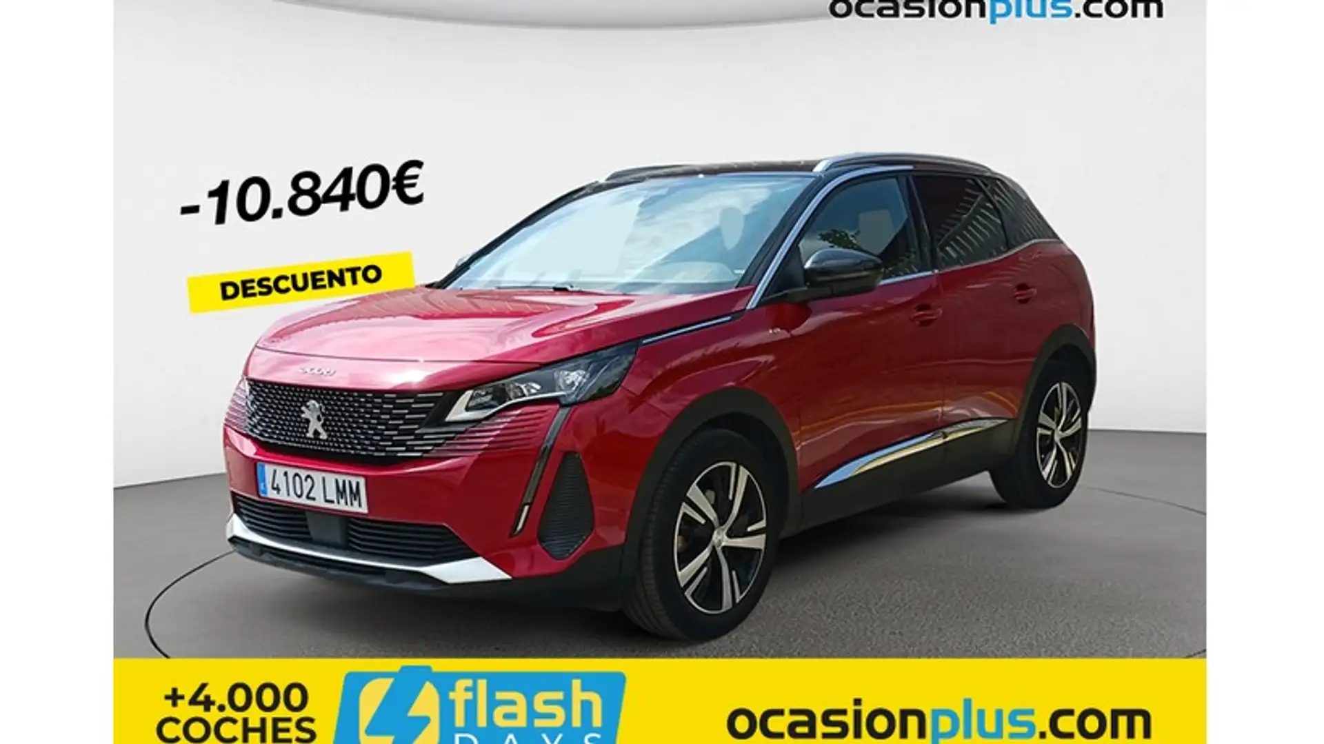 Peugeot 3008 1.6 S&S PureTech GT EAT8 180 Rojo - 1