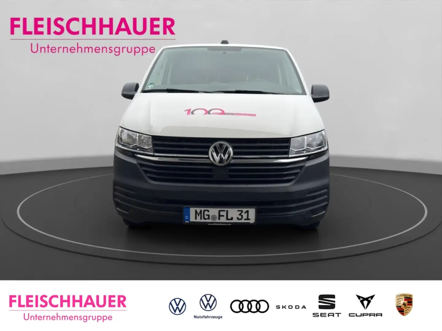 Volkswagen T6.1 Transporter lang 2.0 TDI AHK Apple CarPlay Android Auto Weiß - 2
