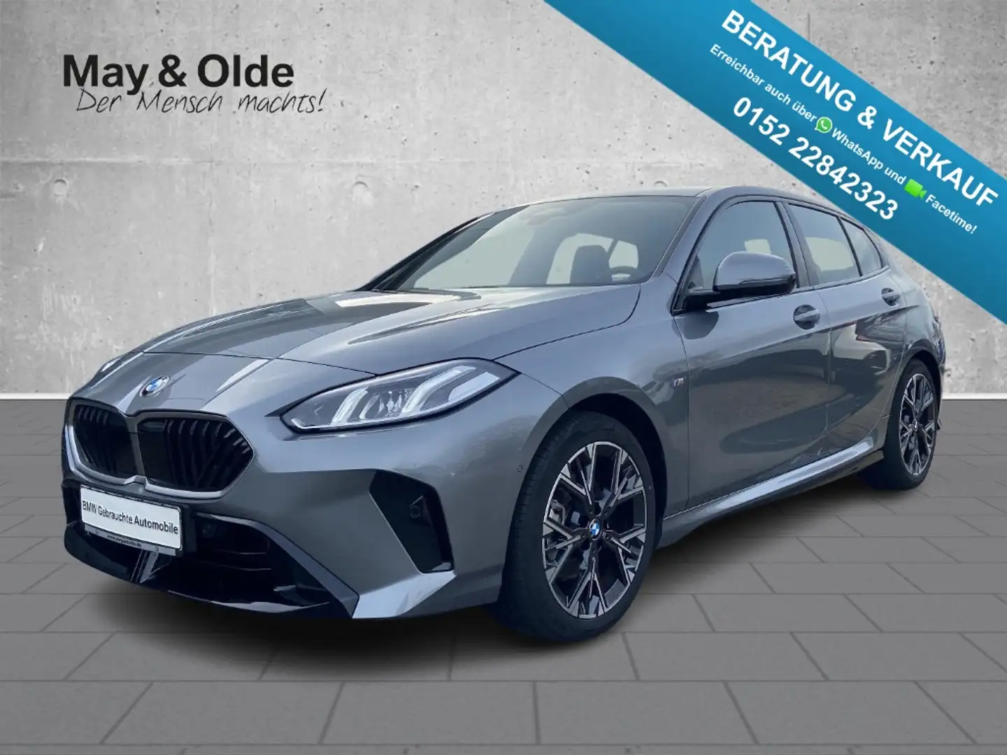 BMW 120 M Sport Navi LED ACC ACP SHZ PDC DA+ Grau - 1