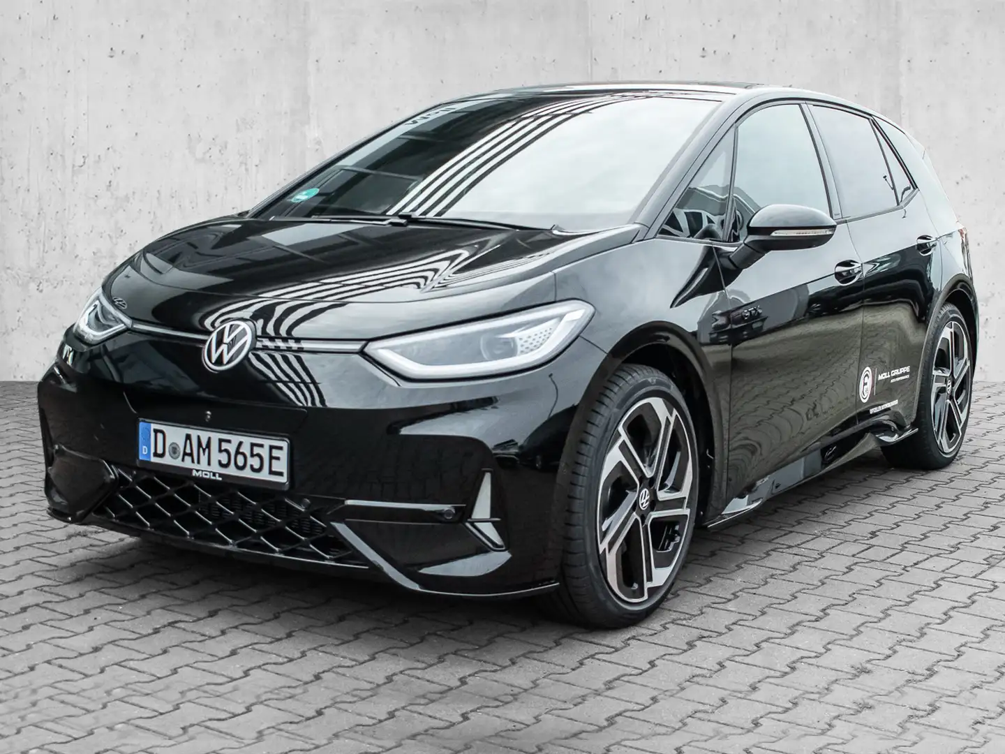 Volkswagen ID.3 GTX MATRIX 2xKLIMA 360 ACC AHK AUT FLA KAM Zwart - 2