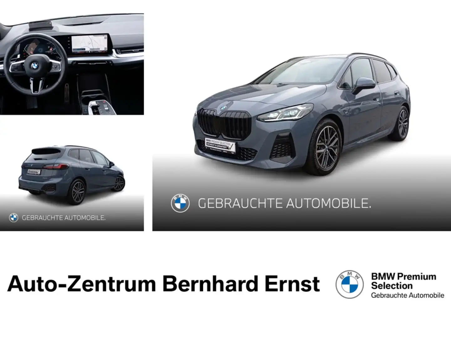 BMW 214 223i Active Tourer M Sportpaket Pano LED h&k Grijs - 1