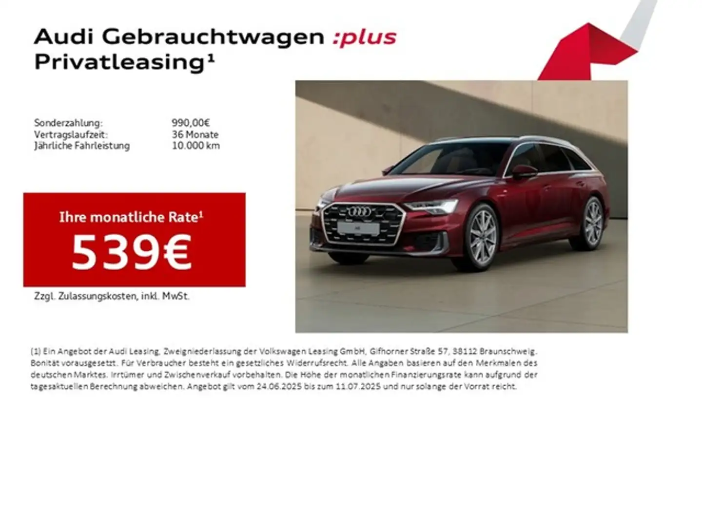 Audi A6 Avant 50 TFSI e quattro S line LM20 Pano HuD AH... Rot - 2