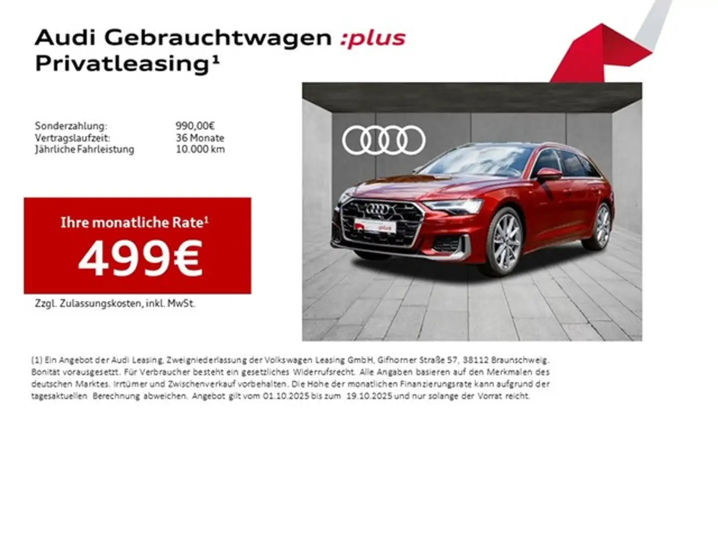 Audi A6 Avant 50 TFSI e quattro S line LM20 Pano HuD AH... Rot - 2