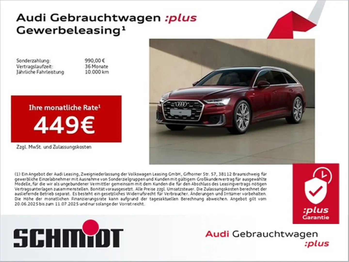 Audi A6 Avant 50 TFSI e quattro S line LM20 Pano HuD AH... Rot - 1
