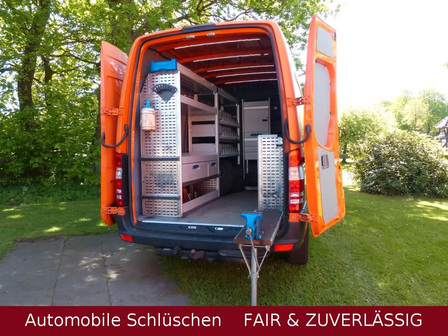 Mercedes-Benz Sprinter II 314 CDI Klima Werkstatt Sortimo Orange - 1