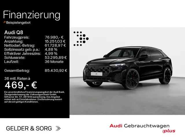 Audi Q8 50 TDI quattro S line Air*B&O*Pano*Matrix*HuD