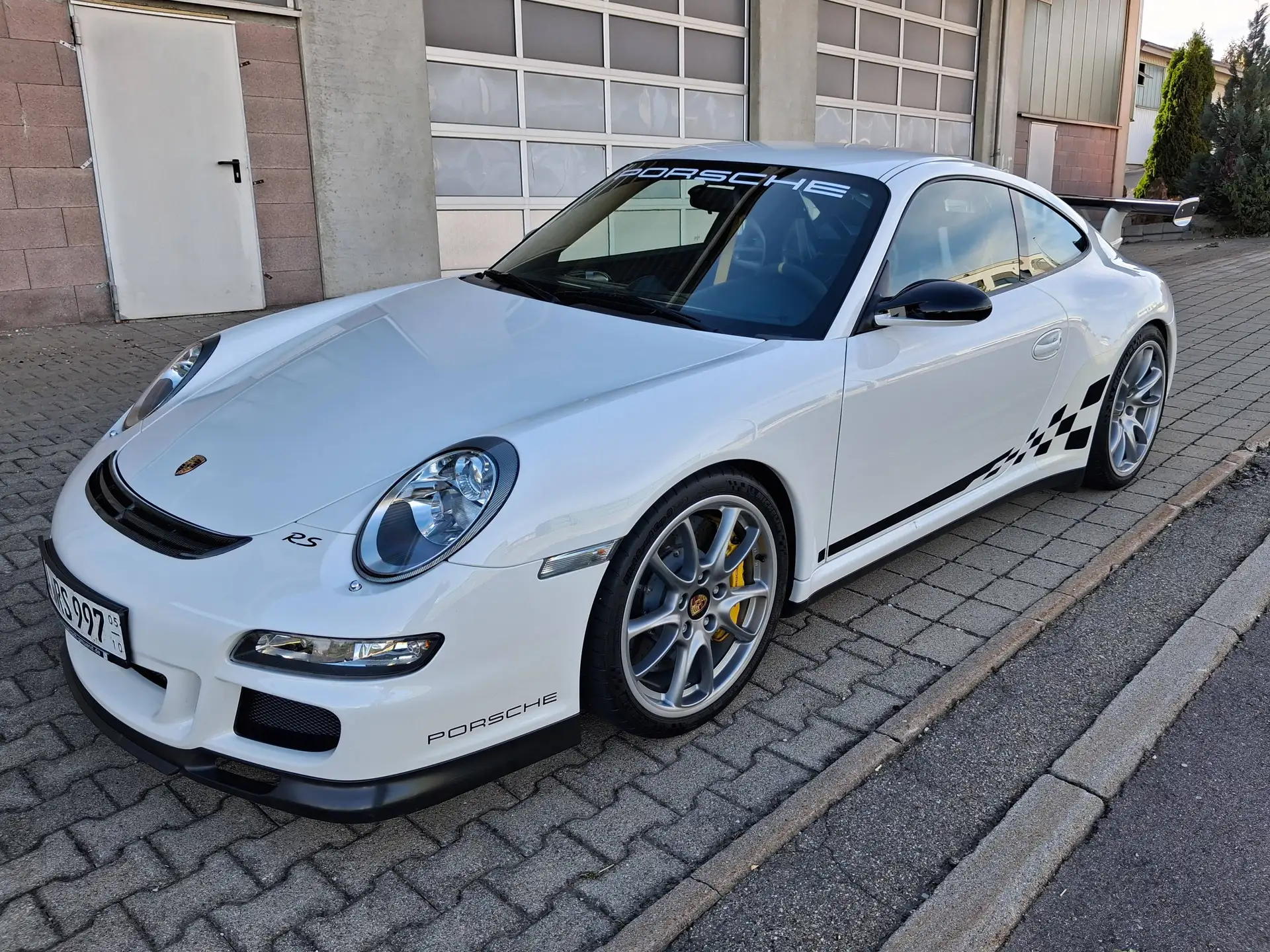포르쉐 911 GT3 RS 2008 흰색 사진 4