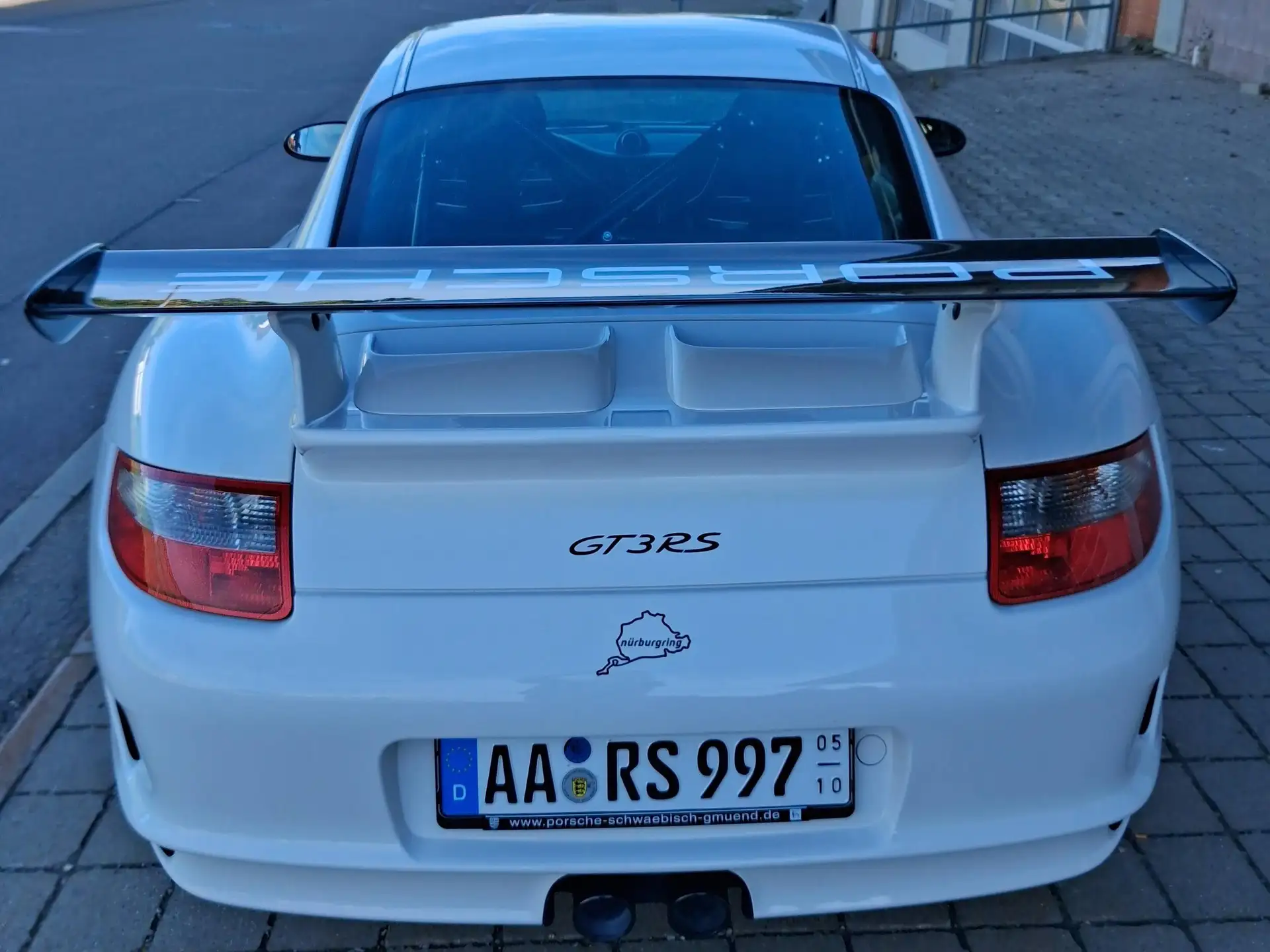 포르쉐 911 GT3 RS 2008 흰색 사진 6