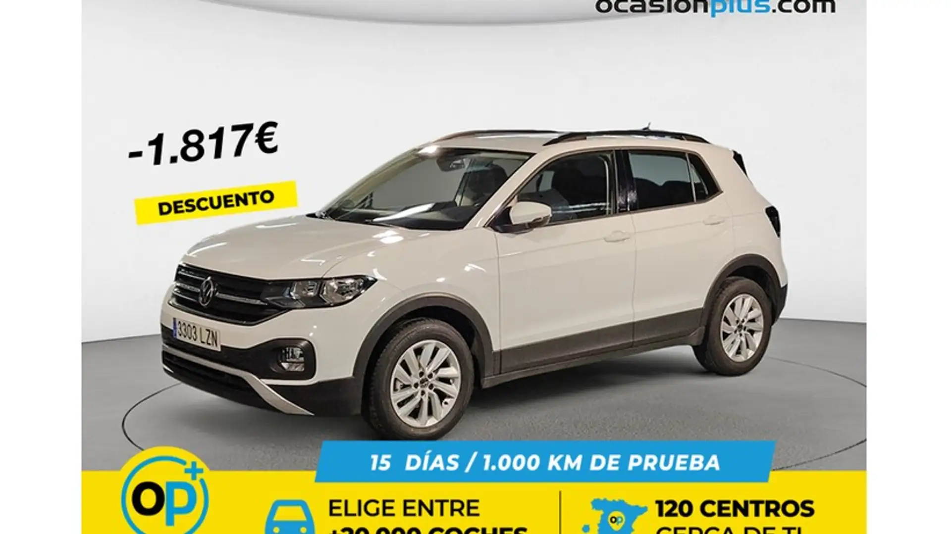 Volkswagen T-Cross 1.0 TSI Advance DSG7 81kW Weiß - 1