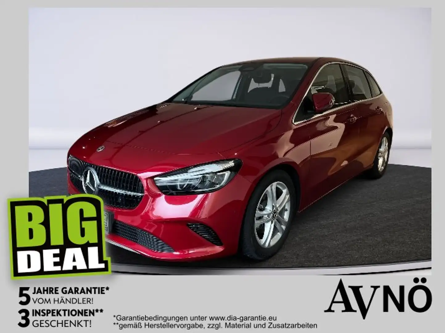 Mercedes-Benz B 200 Leder KAM SpurH KlimaA SHZ el.Heck Navi Rot - 1