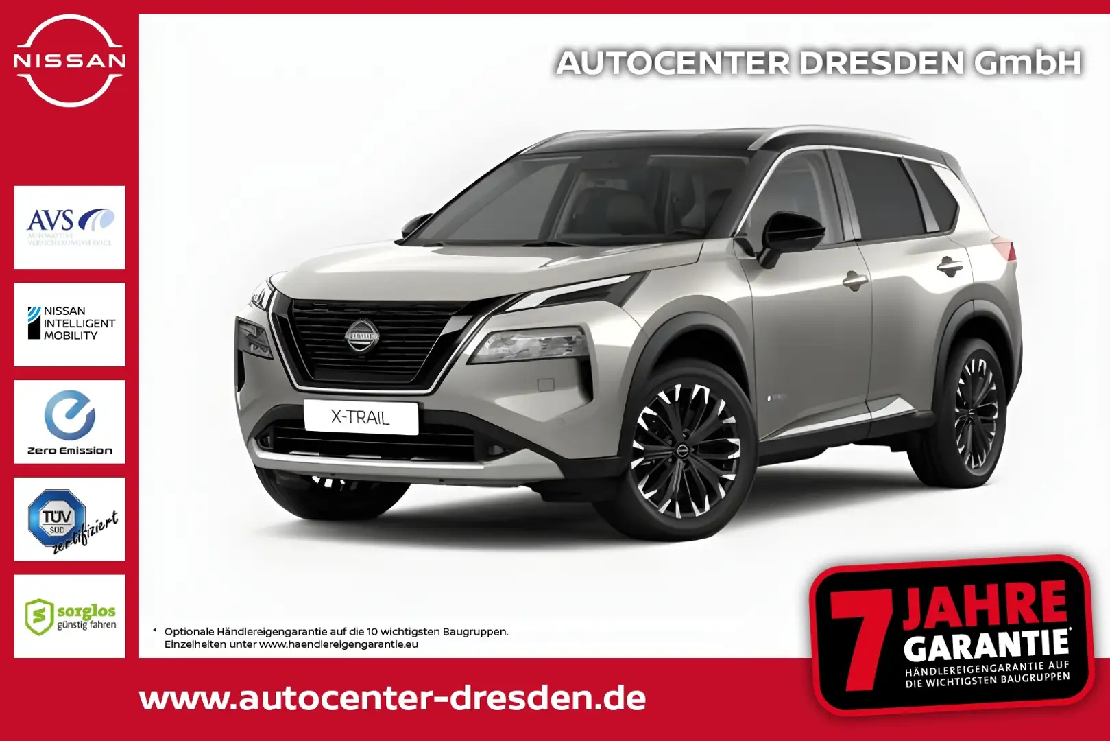 Nissan X-Trail 1.5VC-T e-4ORCE Tekna HUD Navi Bose Pano Silber - 1