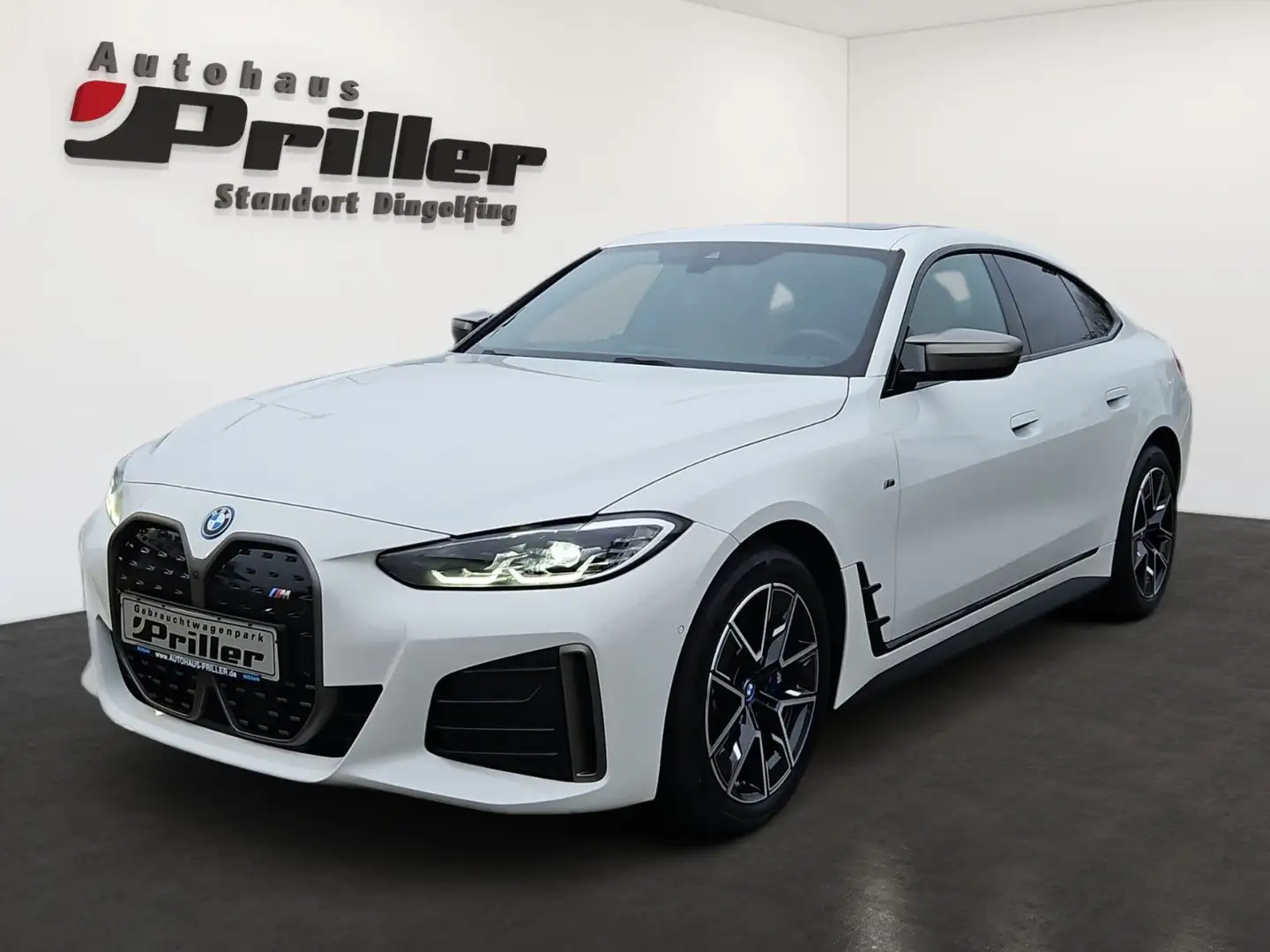BMW i4 M50 Gran Coupé xDrive NAVI/LED/DAB/eGSD/Leder Wit - 1