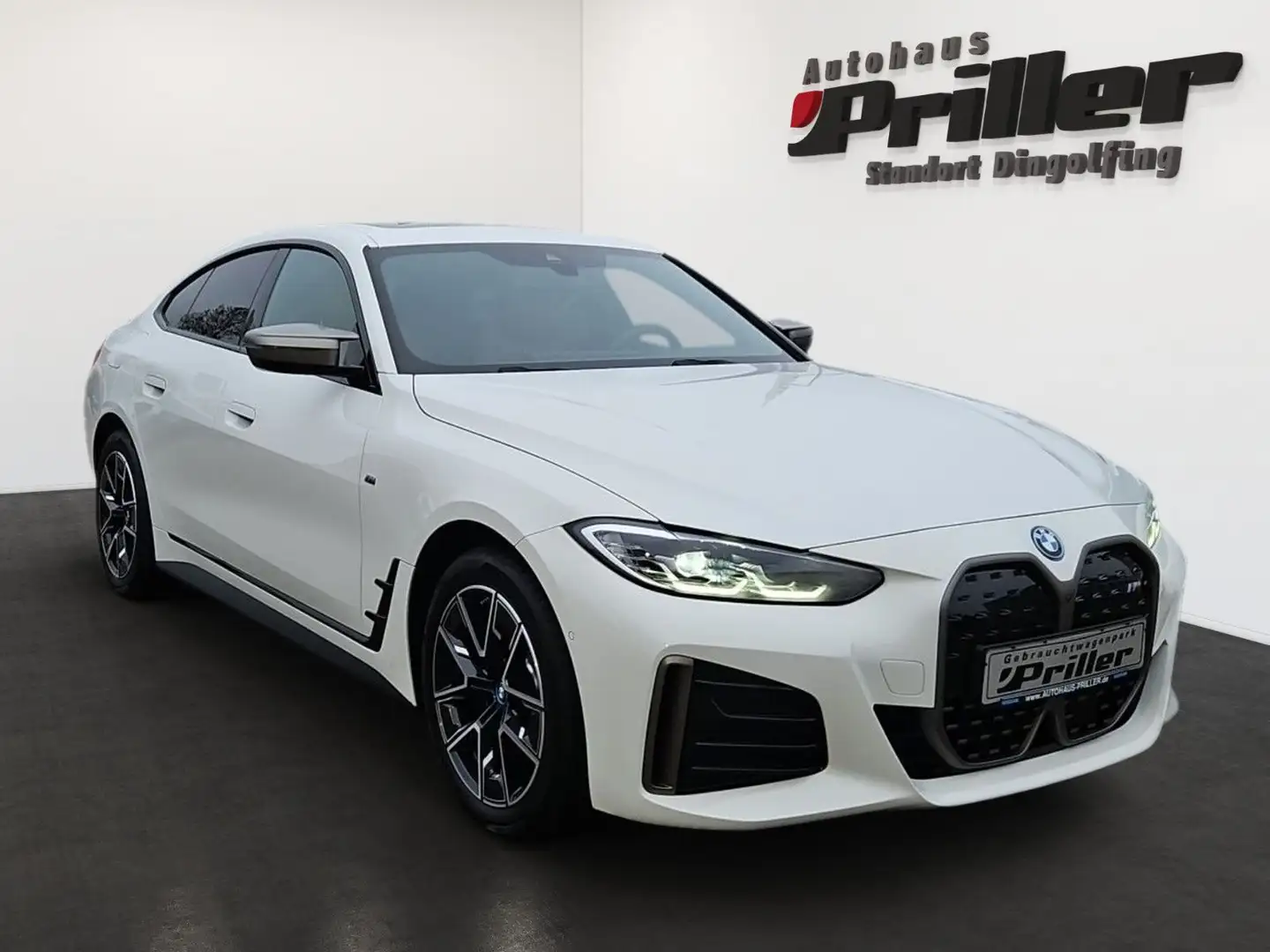 BMW i4 M50 Gran Coupé xDrive NAVI/LED/DAB/eGSD/Leder Wit - 2