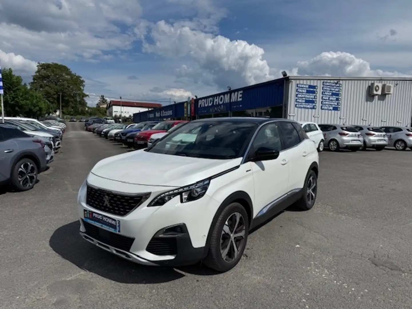 Peugeot 3008 1.5 BLUEHDI 130CH  GT LINE + OPTIONS Blanc - 1
